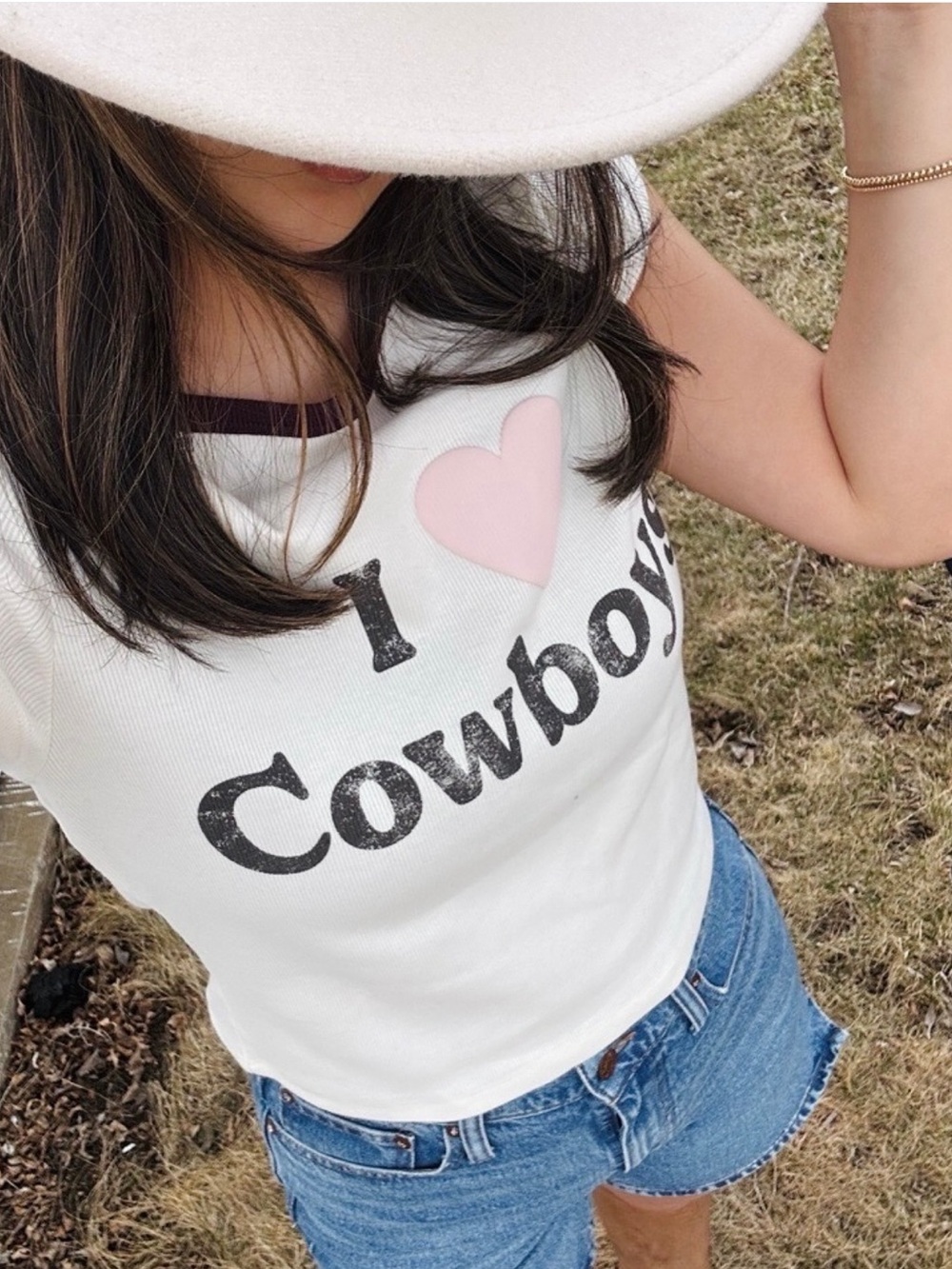 Grayson Threads I Love Cowboys Western Graphic Tee
